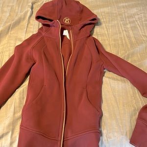 Lululemon scuba zip up hoodie.